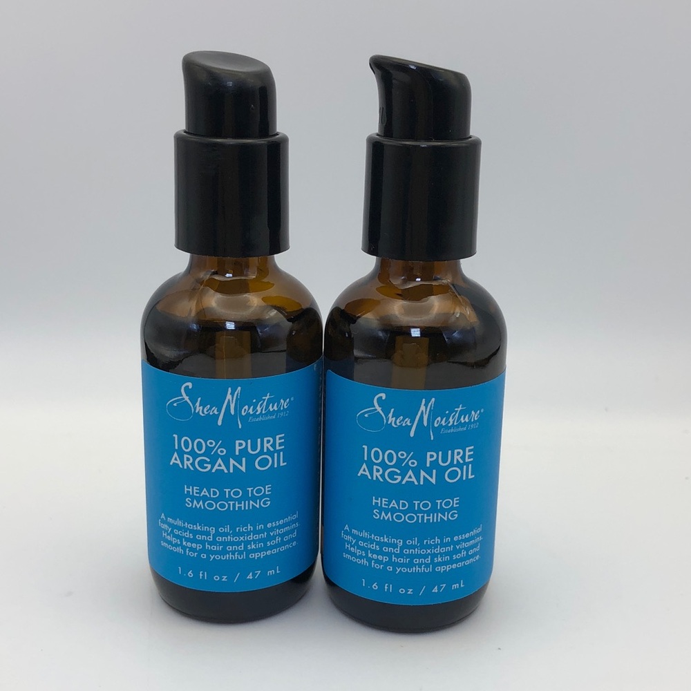 Shea Moisture 100% Pure Argan Oil - Blue‎ and Brown